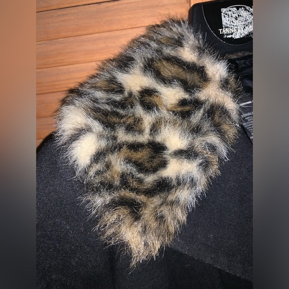 INC leopard Pea Coat. 🐆 - Picture 6 of 9